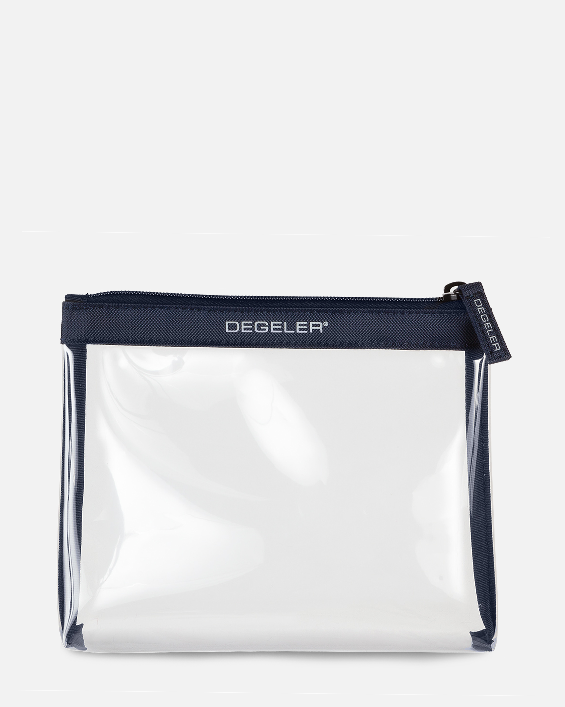 Transparent Toiletry Bag Navy